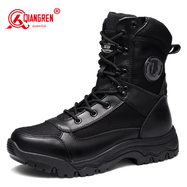 European Warm Series Jihua 3515 Strongman Men's Outdoor Work Puncture-Resistant Tactical Spring And Autumn New High-Top Boots Men_vogvips.com