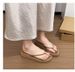 Double-strap Wedge-heeled Thick-soled Flip-flops Women, Suitable For Outdoor Wear In Summer, Beach Seaside, Non-slip,_vogvips.com
