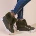Women's Shoes Winter Boots Low-Cut Faux Fur Lined Round Toe Slip-Resistant Rubber Sole Casual Ankle Boots Large Size Turn Up Plus Velvet Martin Boots_vogvips.com