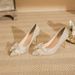 Women's Shoes Wedding Shoes High Heels Women's Stiletto Sequins Fashionable Bow Champagne Color Ladies Single Shoes French Temperament Single Shoes_vogvips.com