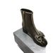 High Version Xiaoxiang 2025 New Chain Bow Thick Heel Short Genuine Leather Slim Side Zipper Martin Boots For Women_vogvips.com