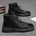 Men's Classic Chelsea Boots Waterproof Slip-On Ankle Boots With Side Zipper Comfortable Casual Shoes For Men_vogvips.com