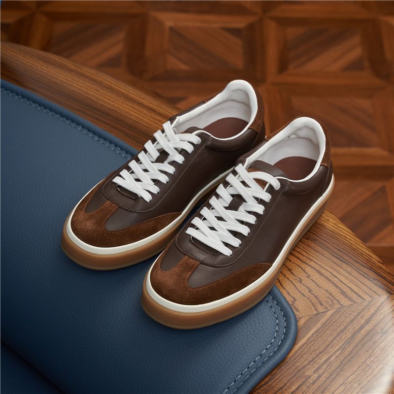 LP German Training For Men: Fashionable, Lightweight, Comfortable Design, Board Shoes, Business Casual, Cowhide, Soft_vogvips.com