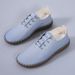 New Plus Size Women's Shoes Spring Round Toe Low Top Casual Flat Heel Strap Single Shoe_vogvips.com