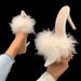 Size 35-43, Plus-size Women's Shoes 41, Cross-border European And American Furry Sandals, Fairy-style Sexy Stiletto_vogvips.com