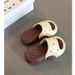 Simple, Comfortable, Cute, And Stylish Star-shaped Slip-on For Women, 2026 Spring New Model, Non-slip, Wedge Heel,_vogvips.com