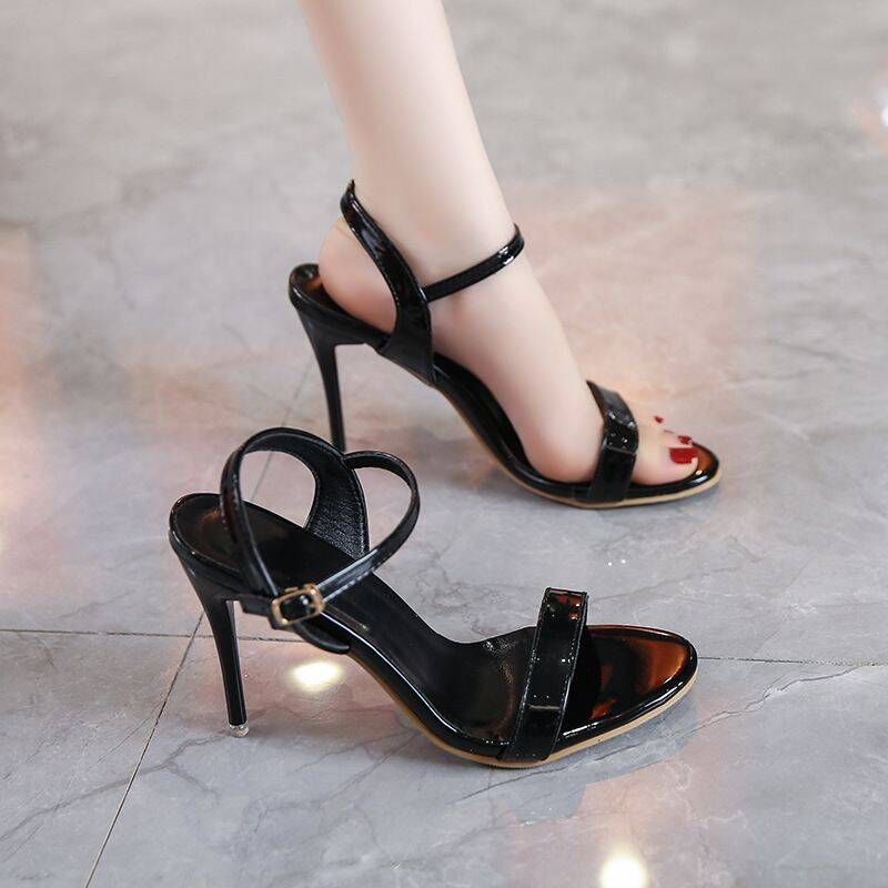 35-45 Large Size Women's Shoes, 41 Fairy-style Strap Sandals For Women, 10cm Stiletto High Heels, 42 Summer Versatile_vogvips.com