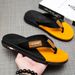 Summer 2026 Fashion Men’s Slip-resistant Woven Moccasin Sandals – Comfortable, Durable, Casual, Beach-ready Slippers._vogvips.com