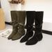 Western Cowboy Lace-up 2022 Autumn New Pointed Toe Over-the-Knee Fashion High Tube Riding Boots For Women_vogvips.com