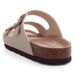 Crestar Women's Cork Footbed Slide Sandal Adjustable Buckle Summer Outdoor Suede Sandals With Arch Support Non-slip Beach Shoes_vogvips.com