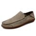Euro Step Summer Men's Soft Large Size Casual Shoes Men Genuine Leather Top Layer Cowhide Wide Foot Business Loafers_vogvips.com