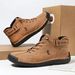 Men's Shoes High Top Men's Casual Shoes Martin Boots Men's Stitched Fox Shoes_vogvips.com