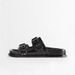 ZA New RA Summer With White Buckle Decoration Thick Slippers For Women Wearing Flat Bottom Riveted Large Women's Shoes_vogvips.com