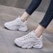 Ins Korean Version Of Dad Female 2025 Spring New Breathable Student Sports Shoes, Height Increasing Street Women's_vogvips.com