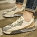 Waterproof Golf Shoes Spikeless Mens Outdoor Shoes Spring Summer Lightweight Golf Trainers Mens Casual Sneakers_vogvips.com