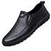 Men's Business Casual Leather Shoes 2023 Soft Sole Fashionable Dad Driving Toad Shoes for Middle-Aged And Elderly_vogvips.com