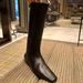 Korean Niche Simple Row Style Flat Mid-Calf Slim For Women 2024 Long Square Toe Over-the-Knee High Boots_vogvips.com