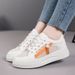 Wo's White 2026 Summer New Model, Breathable Mesh Versatile Thin Casual Flat Spring And Autumn Sports Sneakers For_vogvips.com