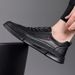 Men's 2025 New Trend Spring Versatile Casual Board Genuine Soft Sole Breathable Korean Version Sports Leather Shoes For_vogvips.com