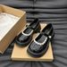 Spring And Summer Thin Japanese Jk Niche Design Pure Lace Lace Light Mouth Pearl Buckle Loafers Women_vogvips.com