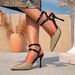 Women's Shoes Double Color Button High Heels Gala Party High Heels Muller Women's Shoes Stilettos_vogvips.com