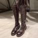 New Washed Fleece-Lined Over-the-Knee Thick-Soled Riding Women, Slimming Round-Toe Chunky Heel High Boots For Autumn And_vogvips.com