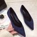 2024 Spring And Autumn New Korean Style Red Single Pointed Toe Shallow Mouth Gentle Versatile Flat Work Shoes For Women_vogvips.com