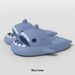 Summer Shark Slippers Women Shark Slides Beach Flip Flops Men Bathroom Home Anti-skid Flat Shoes Couple Funny Sandals Shoes_vogvips.com