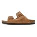 Couple's Genuine Leather Cork Beach Shoes Pure Original Cowhide Lazy Thick Soled Slippers_vogvips.com