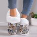 2024 Autumn Winter New Foreign Trade Fabric Casual Snow Low-top Fleece-lined Women's Cotton Shoes Large Size In Stock_vogvips.com