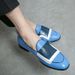 Korean-style Trendy Fashion Pointed-toe Loafers For Men, Large Size Slip-on Casual Moccasins, Hairstylist Leather Shoes_vogvips.com
