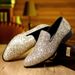 TerraStride Plus Size Men's Casual Korean Style Trendy Personality Sequin Loafers_vogvips.com