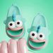 Cute Big Eyed Clown Fish Women Summer Bathroom Anti Slip Thick Sole Cool Slippers For External Wear_vogvips.com