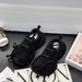 European Style Chunky Sneakers For Women, Full Of Rhinestones, New Spring/autumn 2025 Style, Thick Soled, Sporty, Casual, Trendy, And Versatile._vogvips.com