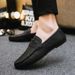 Men's Leather Loafers And Bean High-end Fashion, Lazy Driving, Soft Soles, Trendy Shoes, Formal Wear, Casual Business_vogvips.com