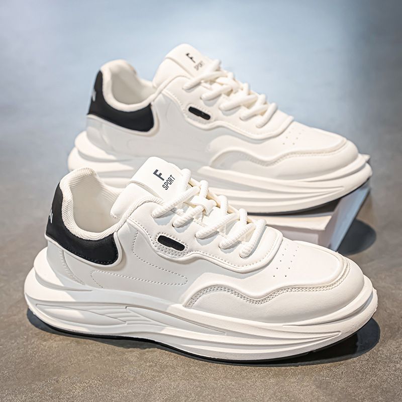 Autumn New Thick Soled Anti Slip And Wear Resistant Casual Single Men's Versatile Fashion Trendy Sports Dad Shoes_vogvips.com