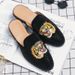 Designer Slippers Mens Fur Mules Coiffeur Summer Genuine Leather Brand Loafers Luxury Slipper Men Half Shoes For Man_vogvips.com