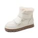 Women's Snow Winter 2023 New Fleece Lined Thickened Student Warm Short Boots Internet Celebrity Trend Thick Sole Height_vogvips.com