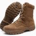 Outdoor Boots Spring And Summer Leather Wear-resistant Off-road Mountain Running Training Desert Boots_vogvips.com