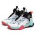 Men’s Shoes breathable mesh fashion sports shoes for children, medium and large children's rotating button non slip basketball shoes and running shoes_vogvips.com