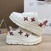 Autumn New Little White Thick Sole Heightened Korean Edition Casual Versatile Board Women's Colored Instagram Shoes_vogvips.com