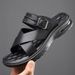 E-Commerce Men's Sandals, Summer Fashion Trendy Large Size 48, Wear-Resistant Beach Shoes_vogvips.com