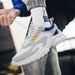 Men's leather leather sneakers Work shoes Casual Daddy shoes_vogvips.com