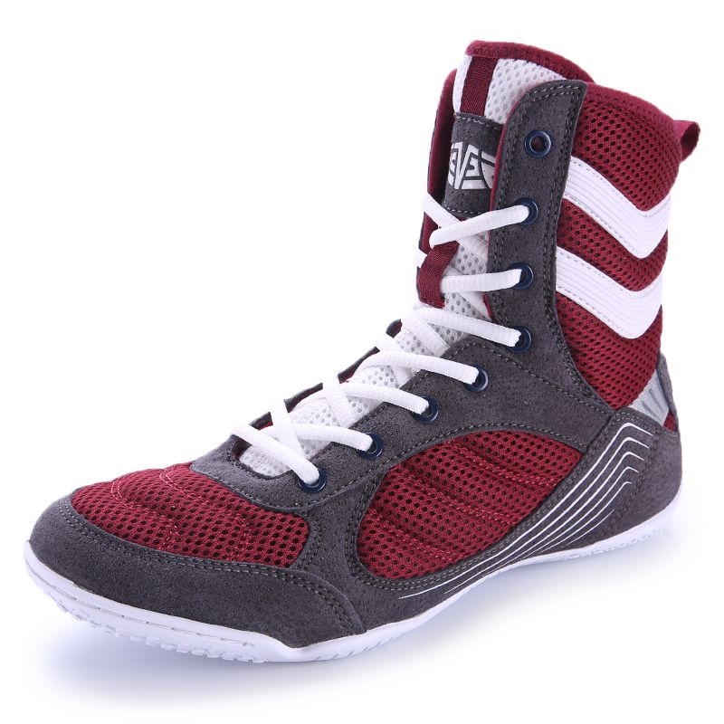 Men Wrestling Shoes Lightweight Exercise Wrestling Footwears Size 36-45 Professional Shoes For Boxing Outdoor_vogvips.com