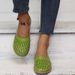 Summer Large Casual Clog Shoes And Style Wedge Hollow Out Solid Color Low Heel Sandals For Women,_vogvips.com