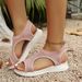 2026 Summer New Large Size Casual Fly-woven Sandals Women's Fish Mouth Mesh Platform Sandals_vogvips.com