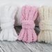 Shoe Accessories solid color plush double layer shoelaces flat widened 1cm suitable_vogvips.com