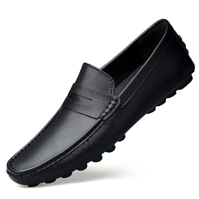 Men's Lazy Shoes Shoes Large Size Men's Height Increase Shallow Mouth Doudou Shoes_vogvips.com