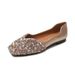 Flat Fairy-style Shallow 2026 Spring And Autumn Square-toed Loafers, Gentle Style, Soft-soled, Large Size Boat Shoes For_vogvips.com