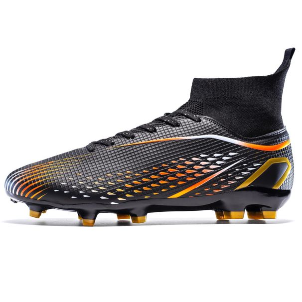 High Top Football Shoes, Broken Nail Sneakers, Genuine Long Nail Anti Slip Adult And Children's Sports Shoes, Men's Professional Training Shoes_vogvips.com